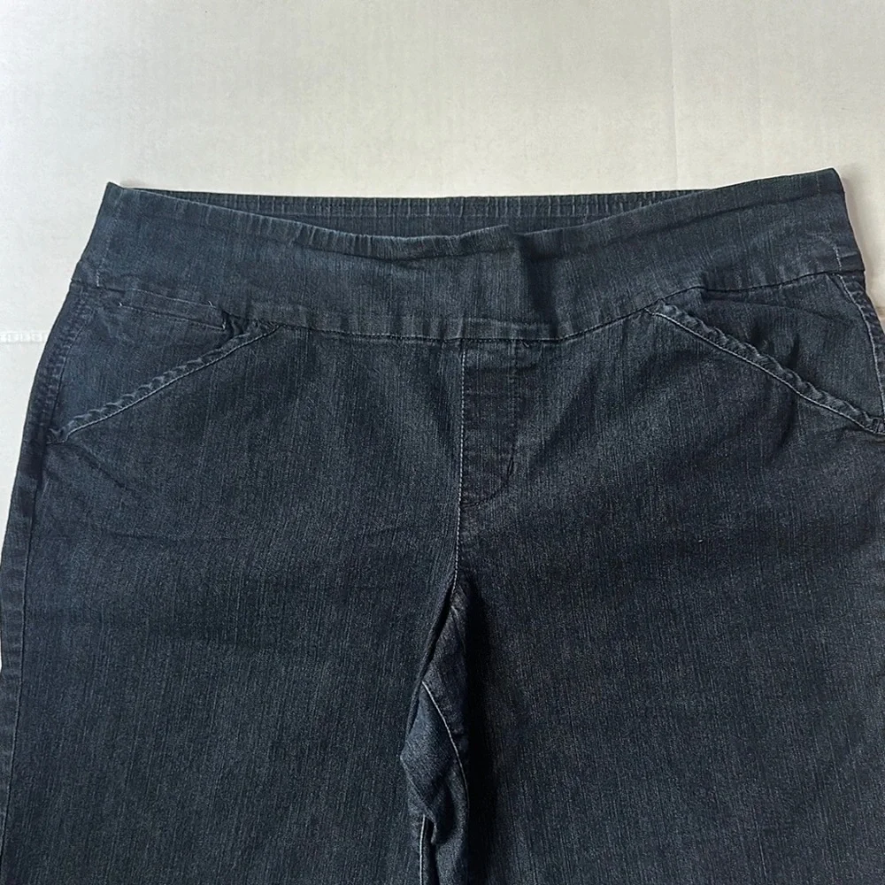 Style & Co High-Waisted Denim Bermuda Shorts - XL - Dark Wash